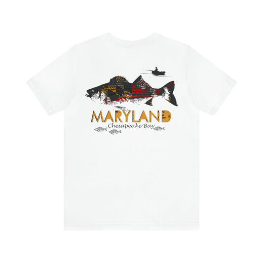 Hooked on Maryland Fish flag
